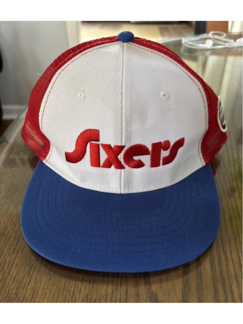 Philadelphia 76ers Snapback NBA Trucker Cap Hat Spectrum Logo